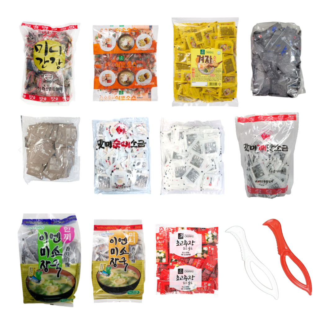 일회용 식초 겨자 간장 소스  (200입 모음 상품) 이엔푸드 태산맛미 배달 포장 미니 소포장 냉면 4,800원