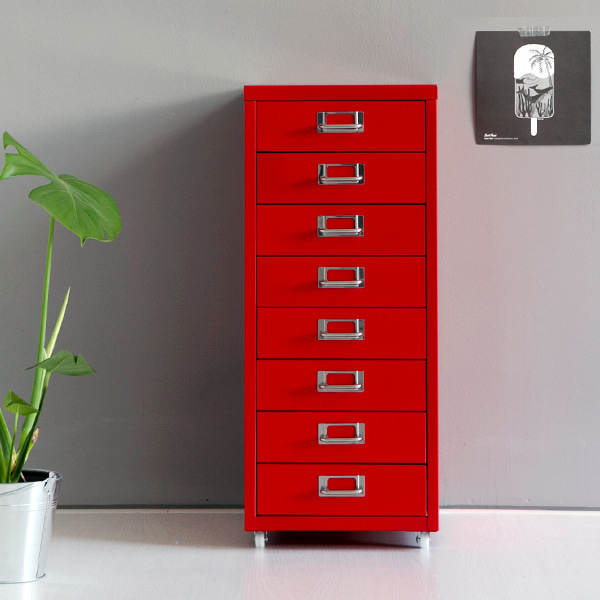 마켓비 KOMPANY 서랍장 8단, 레드 79,900원