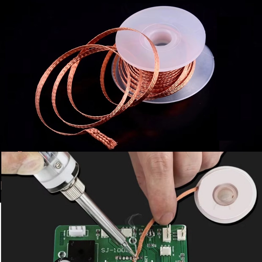 납댐 납땜 땜납 솔더 납똥 제거 리무버 흡수 흡입 구리 와이어 디솔더링 마감 1mm 2mm 3mm 4mm 3,980원