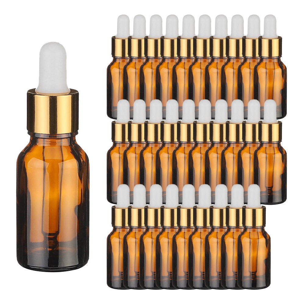 향수용기 골드 뚜껑 스포이드 브라운 공병 15ml 30개 12,700원