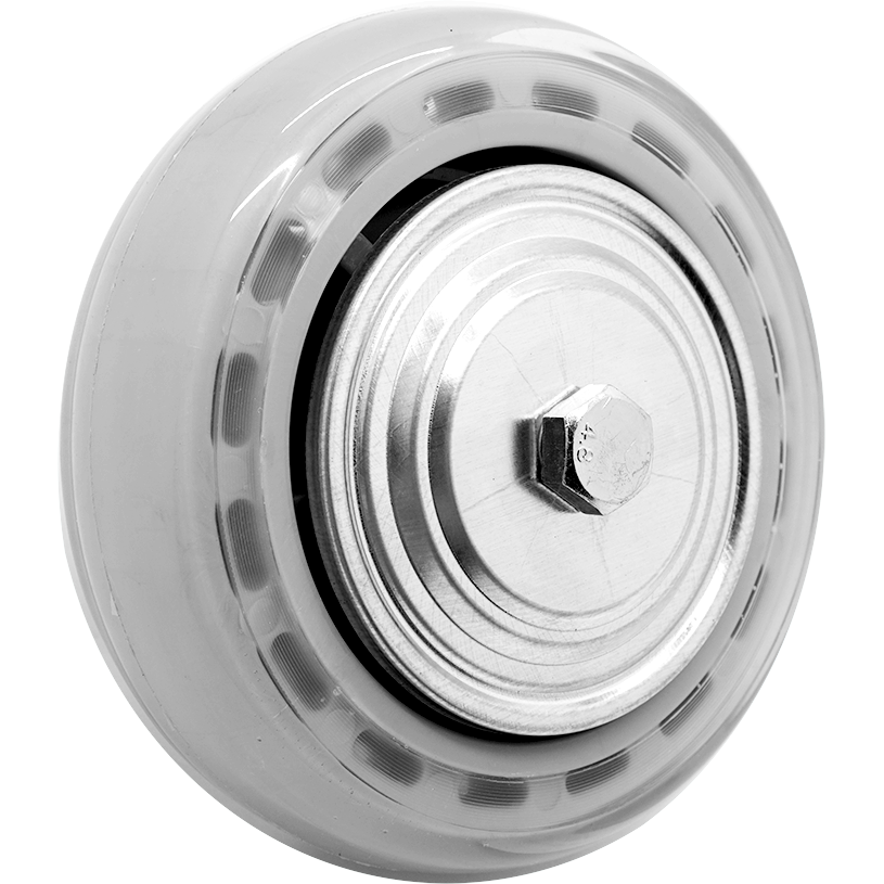 고중량 무소음 우레탄 인라인 캐스터 바퀴 휠 15cm(6인치) 투명 바퀴 단품, 1개 10,500원