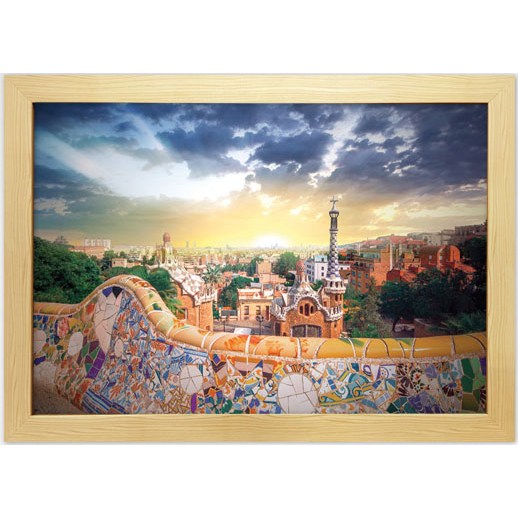 퍼즐코리아 스페인의 구엘공원 풍경 1000피스 직소퍼즐액자 PK1000-3179, 1개 47,000원