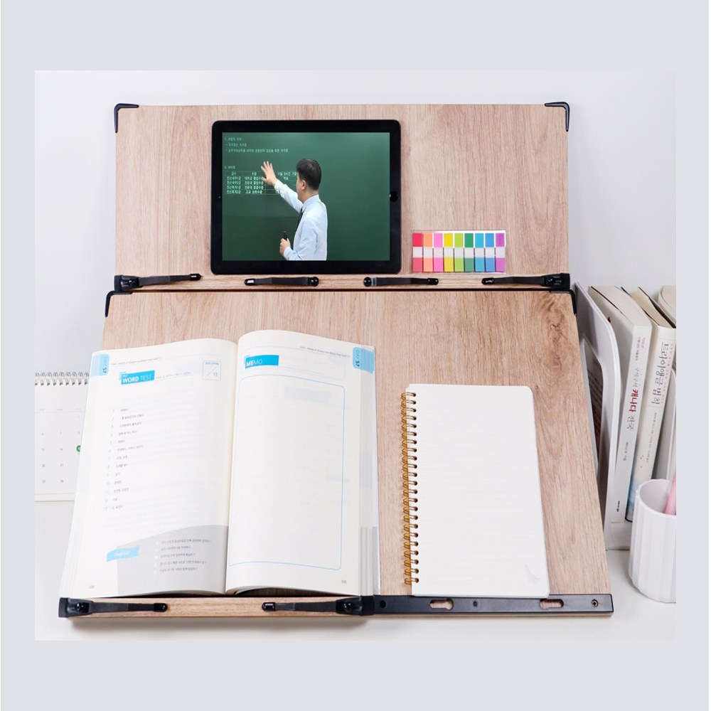 [요즘디자인] 2단독서대 완성품 모음전(소형 대형 각도조절 책받침대 ) 29,900원