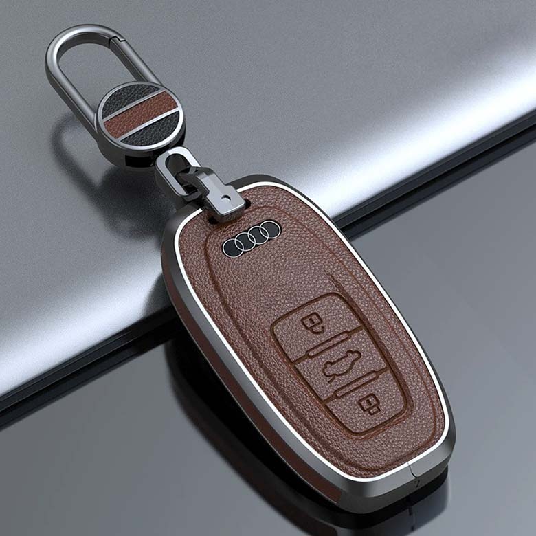 크로니클 막스라인 아우디호환 A8 A7 A6 A5 Q5 Q7 2중 키케이스 C타입, 브라운, CMAX-AUD10 28,900원