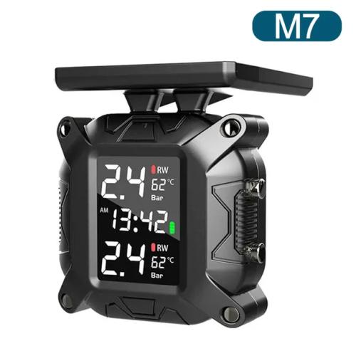 오토바이 자동차 튜닝 TPMS 태양광 발전 타이어 압력 모니터, 실시간 모니터링 시스템, 온도 센서 경보 시스템 43,160원
