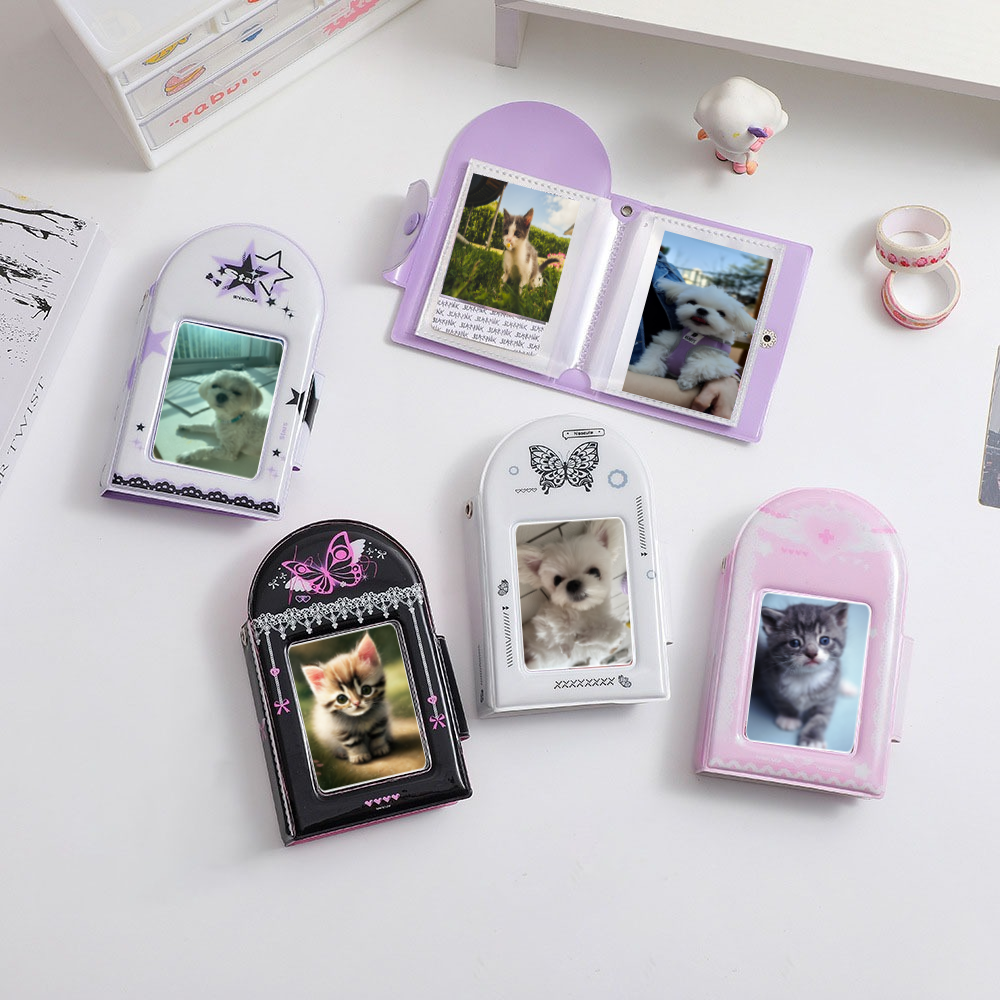 바닐라제이 감성 키치 하트 별 포토카드 콜북 포카바인드!!! 5,900원