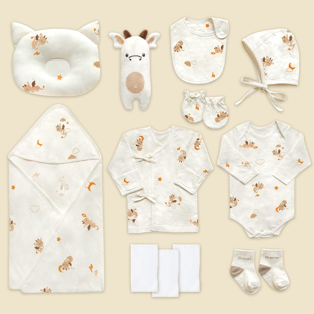 ikii 유아용 긴소매 12종 출산 선물 세트 71,900원