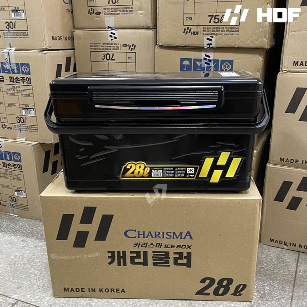 해동 카리스마 캐리 쿨러 28리터 28L 바퀴형 캐리어 아이스박스 HB-1831 220,000원