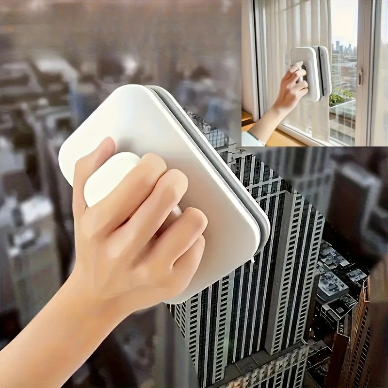 세컴 자석 유리창 닦이 사각 창문 청소 도구, 1개, 3~10mm 두께용 19,900원