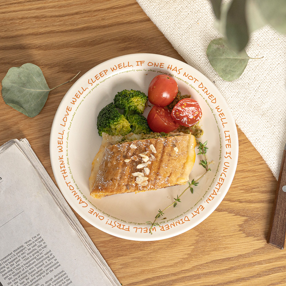 시라쿠스 뉴욕 레터 원형 접시 15,400원