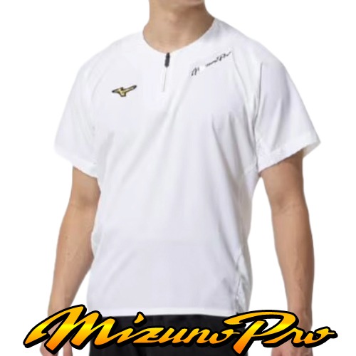 미즈노프로 프로트레이닝 자켓 반팔 바람막이 화이트 Mizuno 12XECJ7601WT 98,100원