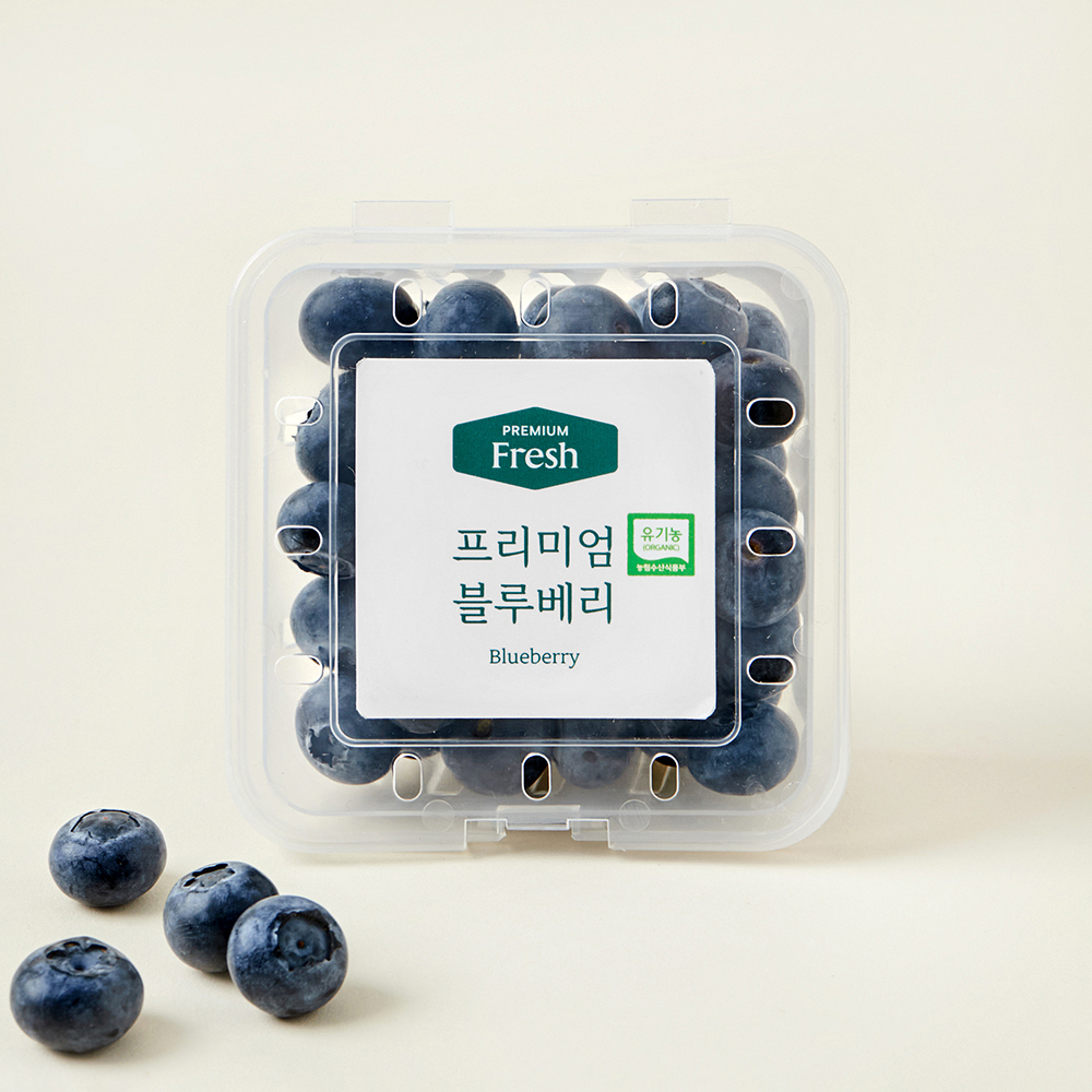 [로켓프레시] 프리미엄 유기농 블루베리 대과, 100g, 1개 11,990원