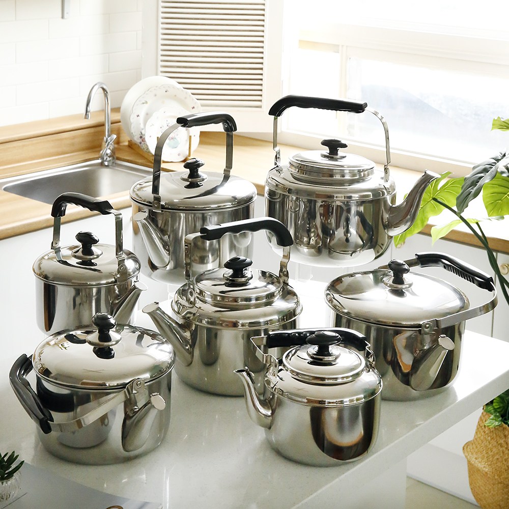 플라라 레트로 스텐 인덕션 주전자 58,800원