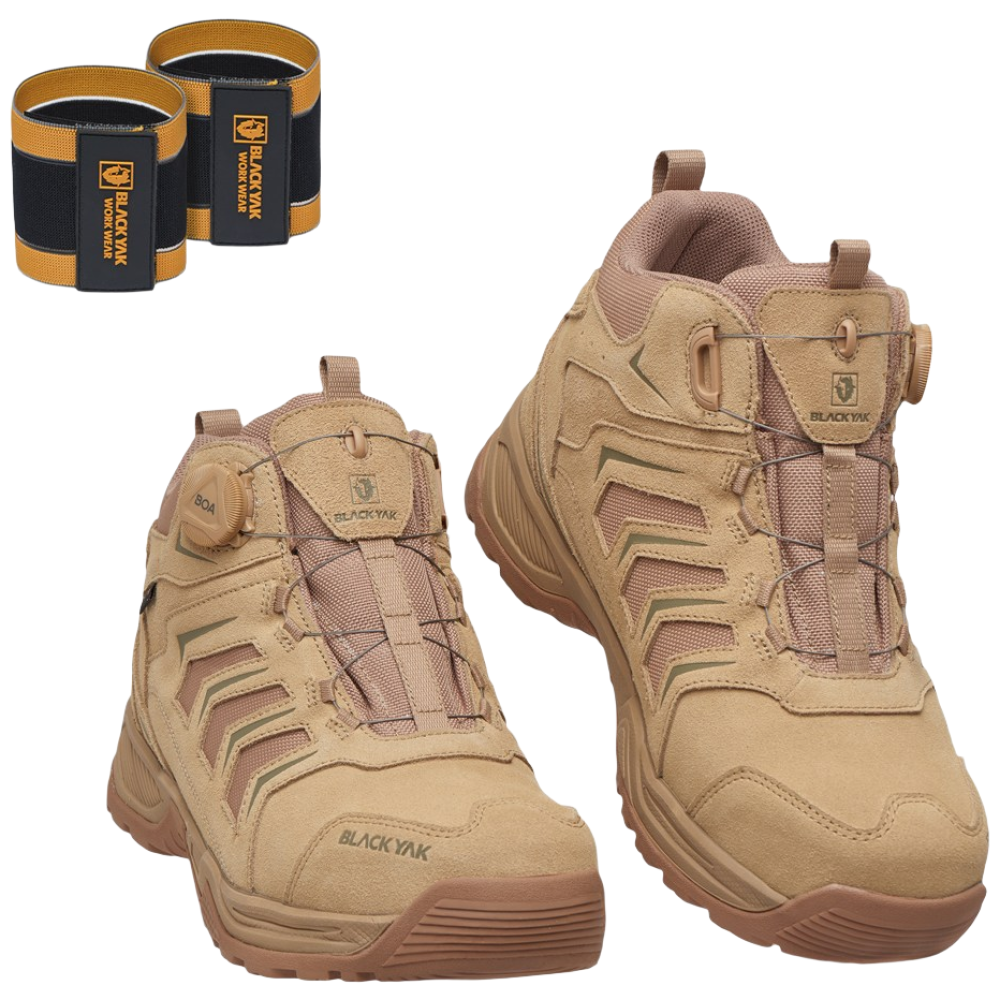 고릴라몰) 블랙야크 안전화 다이얼 경량 작업화 현장화 YAK-03D YAK-02D + 블랙야크 각반 92,900원