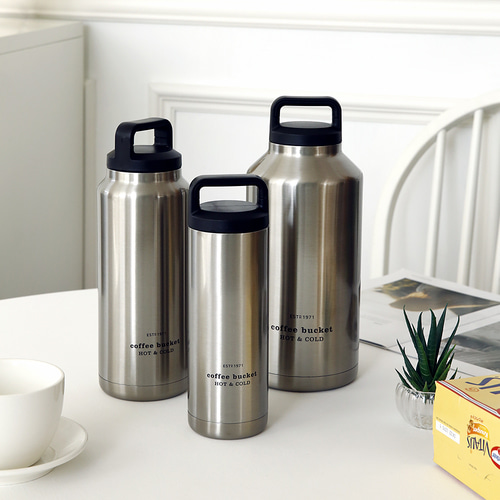 코멕스 스텐 손잡이 보온보냉병 실버 3종 텀블러 이유식 캠핑 등산 대용량 28,000원