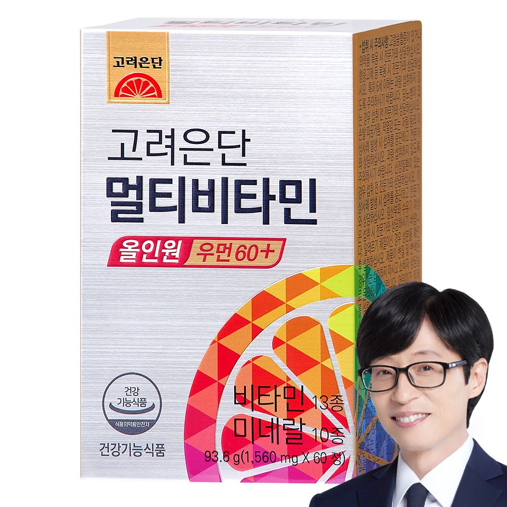 고려은단 멀티비타민 올인원 우먼 60+, 60정, 1개 21,950원