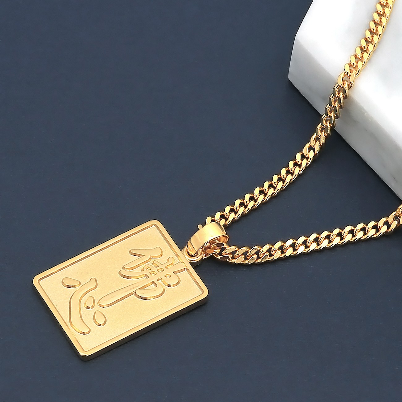 [슈가스톤] 18k골드도금 호랑이 만자 불심 불교펜던트 남자목걸이 33,800원