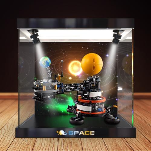 레고 테크닉 공전하는 지구와 달 42179 핀 고정형 아크릴 디스플레이 케이스 장식장 진열장 34,000원