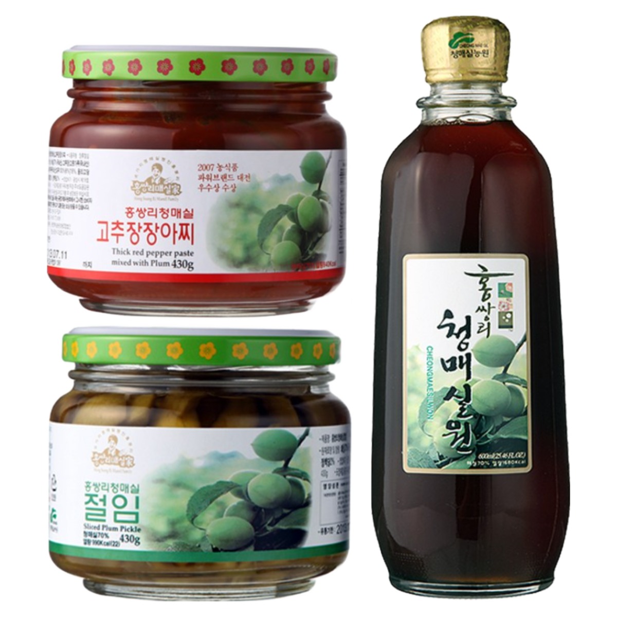 홍쌍리 매실명인세트 청매실원 고추장장아찌 매실절임 59,800원