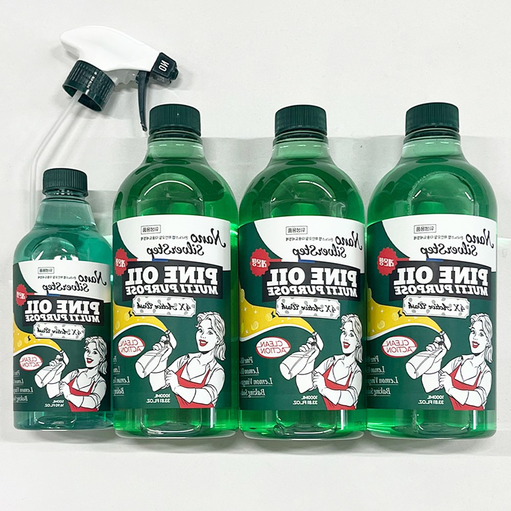 은나노스텝시즌4다용도세정제 주방세제리필 욕실청소세제 본품500mL1개+리필1000mL3개 39,900원