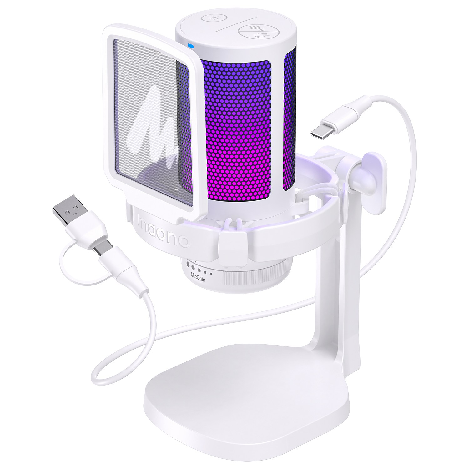 마오노 원터치 노이즈캔슬링 USB 콘덴서 방송용 녹음용 게이밍 마이크 41,900원