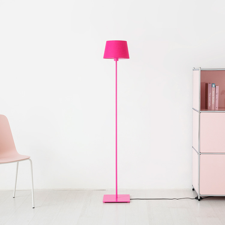 [E26색상랜덤전구선물]ROBUS 장스탠드 조명 플로어 스탠드 E26 145cm, 핑크 4958.3352 52,900원