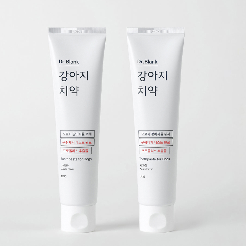 닥터블랭크 강아지 바르는 치약 사과향, 80g, 2개 21,420원
