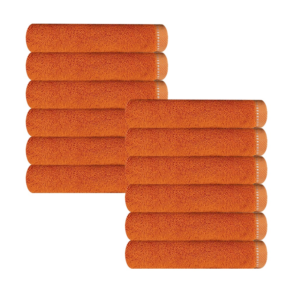 송월타월 솔리드 무지 40 타올 200g 뱀부얀, 오렌지, 12개 64,800원