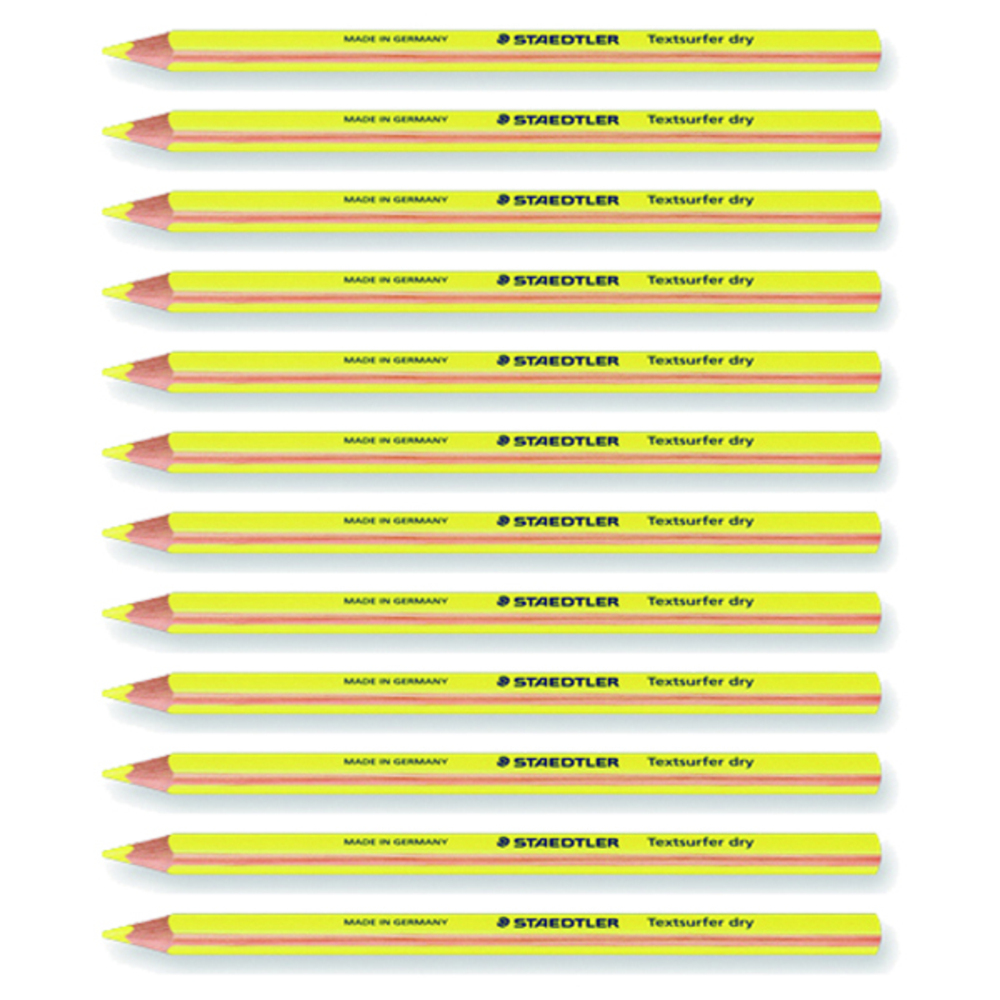 스테들러 텍스트서퍼 드라이 128 64 형광 색연필 옐로우 19,500원