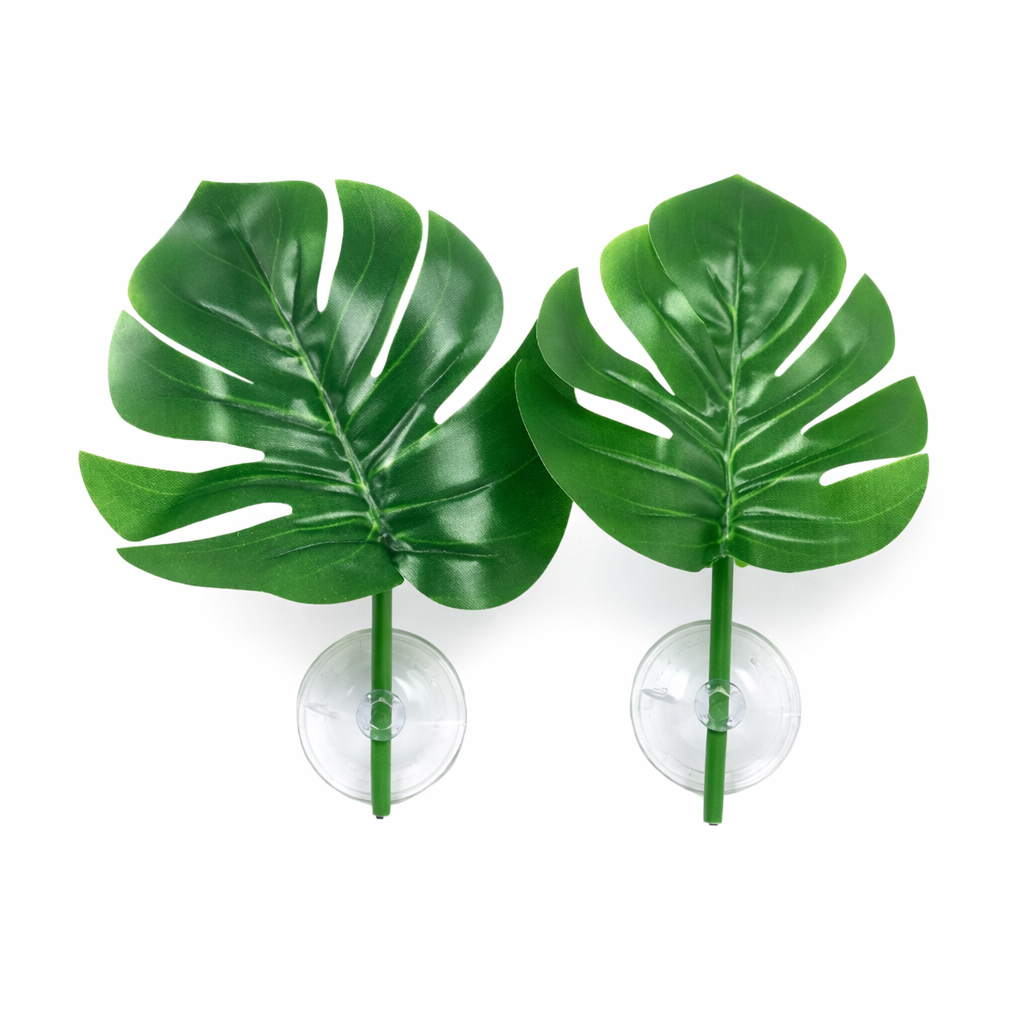 도마뱀 은신처 인조 잎 파충류 사육장 테라리움 꾸미기 2종 8,900원