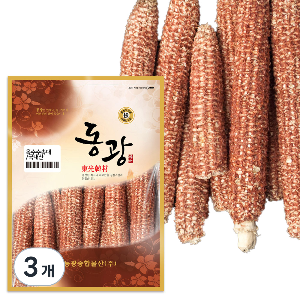 동광한방몰 옥수수 속대 국내산, 3개, 300g 16,500원