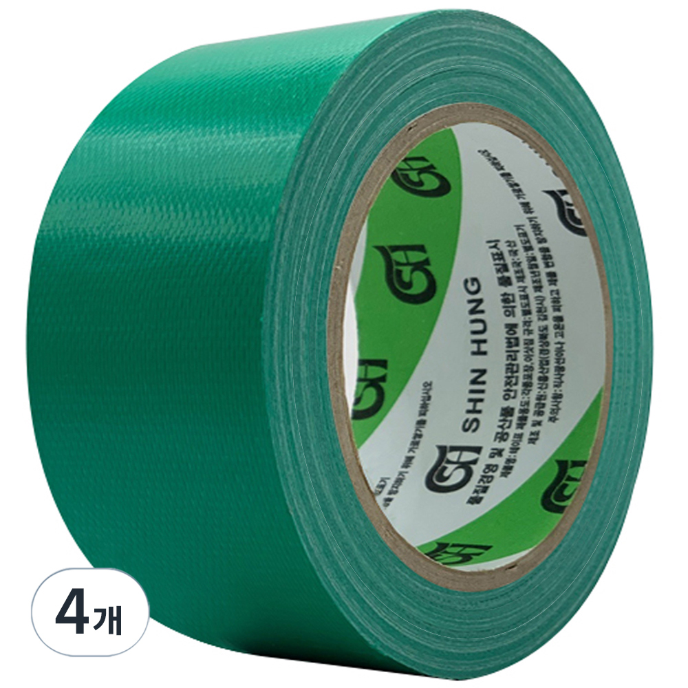 신흥 국산 대용량 라바 청면테이프 48mm x 25M 초록 13,760원