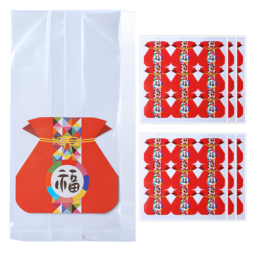설날 새해 복주머니 opp봉투 포장지 50p 세트 13,900원
