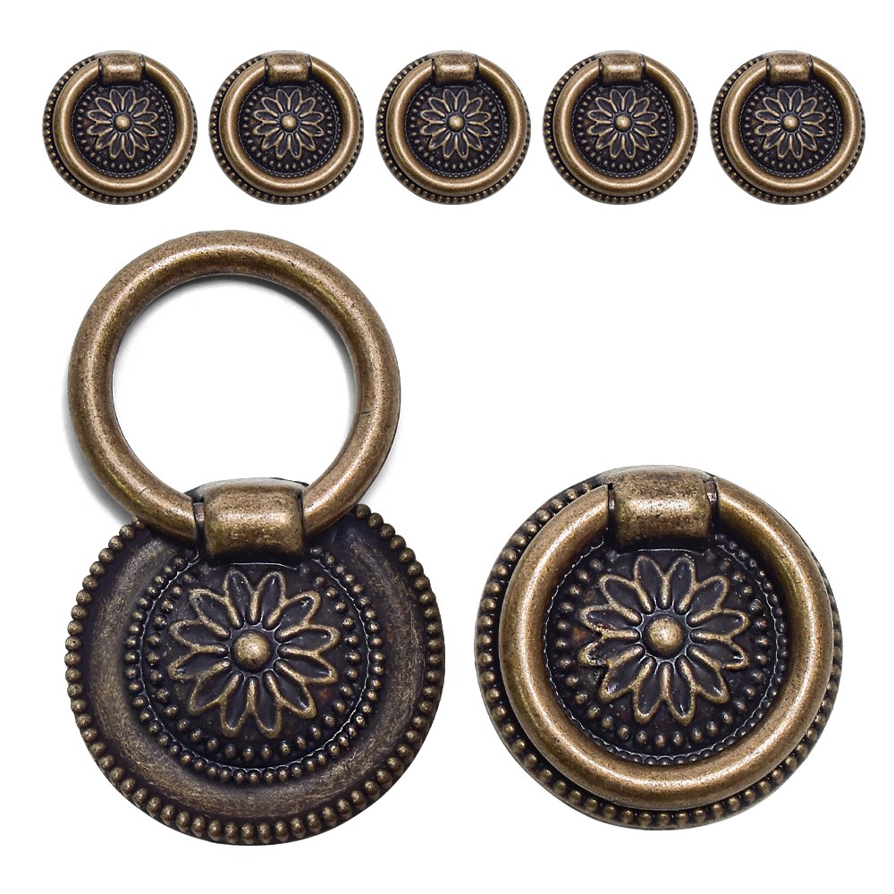 두일기업 국화링 1구 가구손잡이 엔틱 7개, 1세트 9,820원