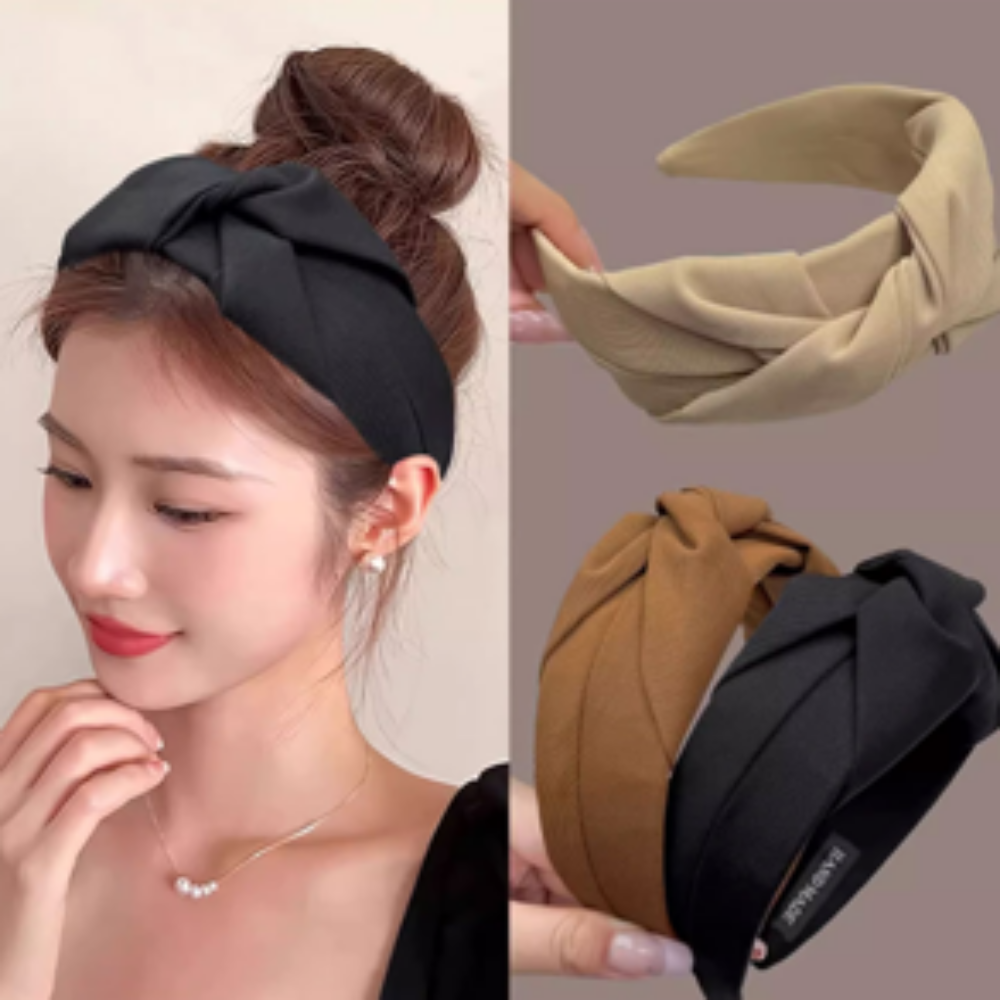 퀘인트 예쁜 여성 중간매듭 머리띠 1+1 12,900원