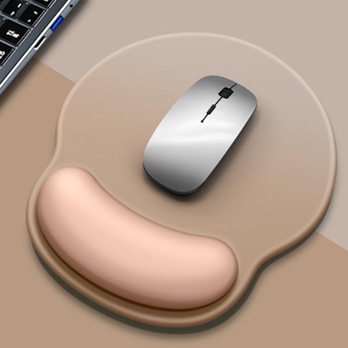 자칠 손목 보호 마우스 패드 그라데이션 컬러 사무용 마우스패드 손목 받침대 실리콘 3D 컴퓨터 키보드 손목 받침대 14,000원