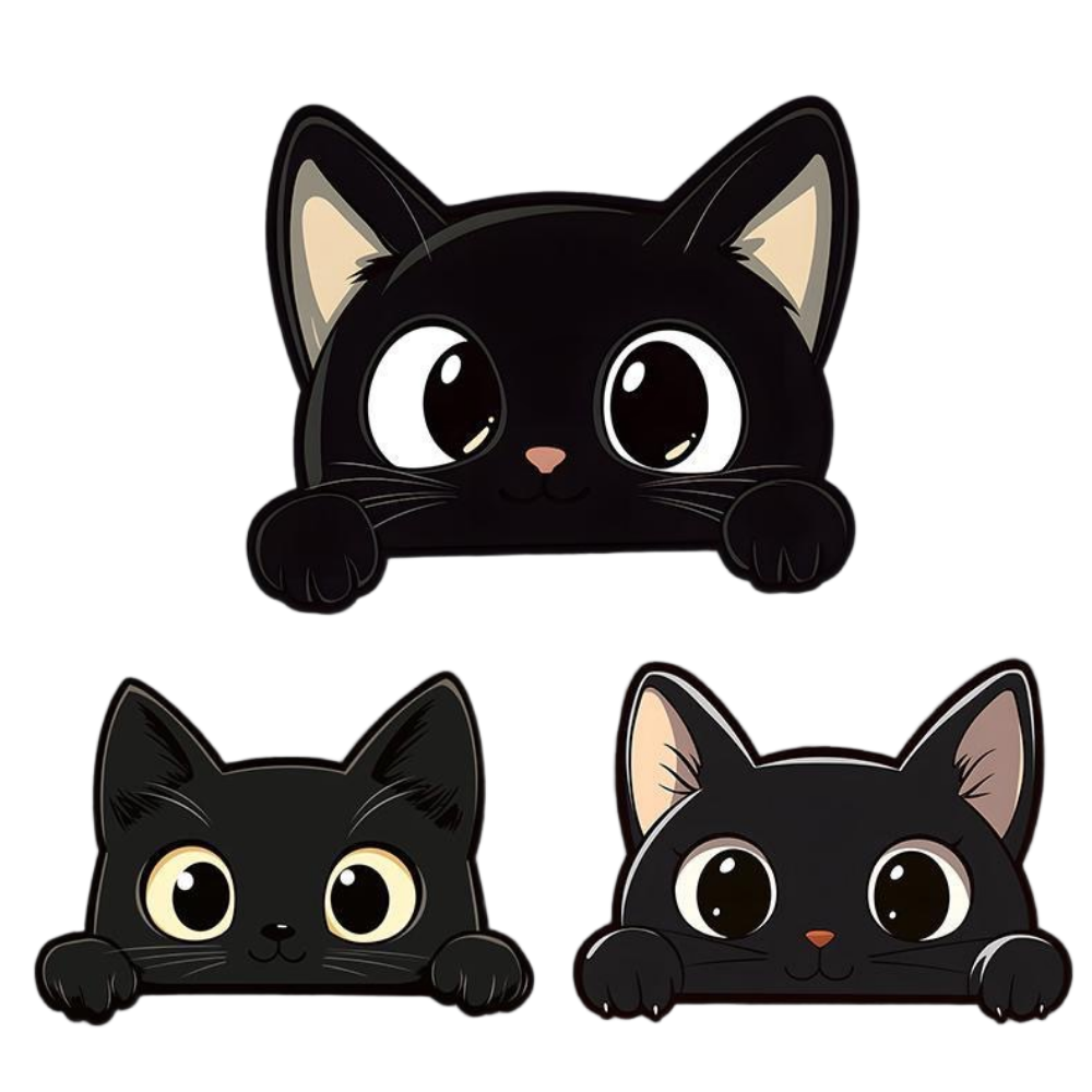 태현스토어 자동차 흠집 스티커, 2개, 블랙 중형, 현재가 7,800원