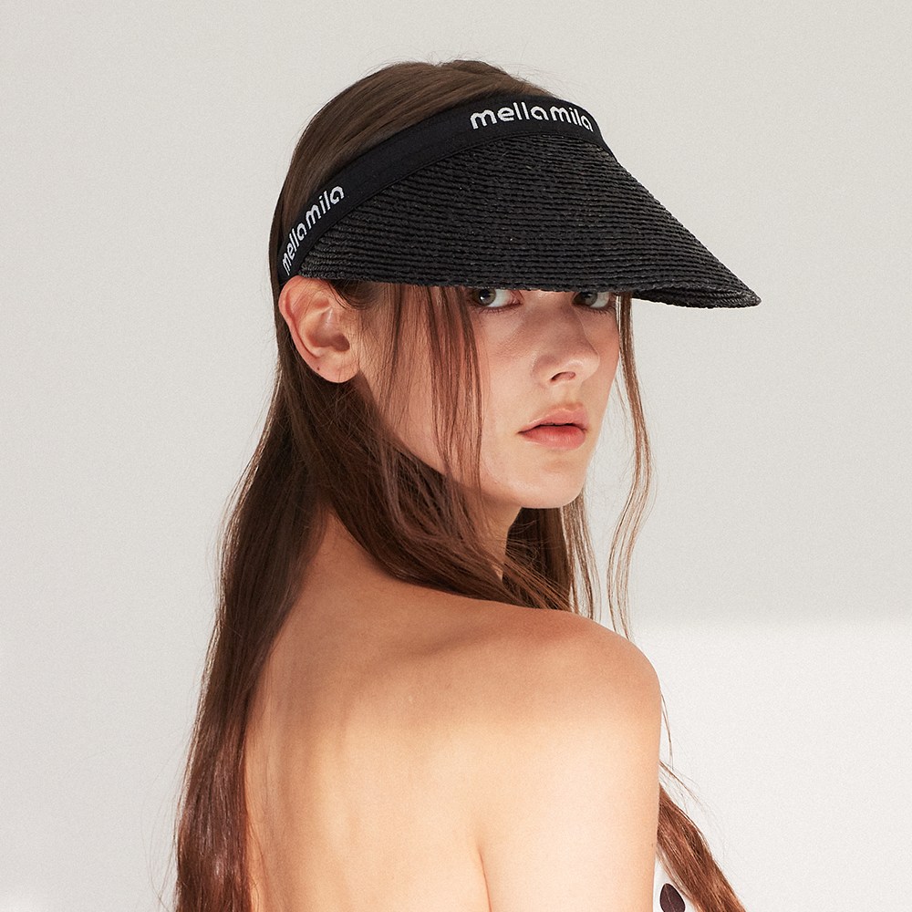 멜라밀라 아이린 라피아 썬바이저 썬캡 (4colors) 79,000원
