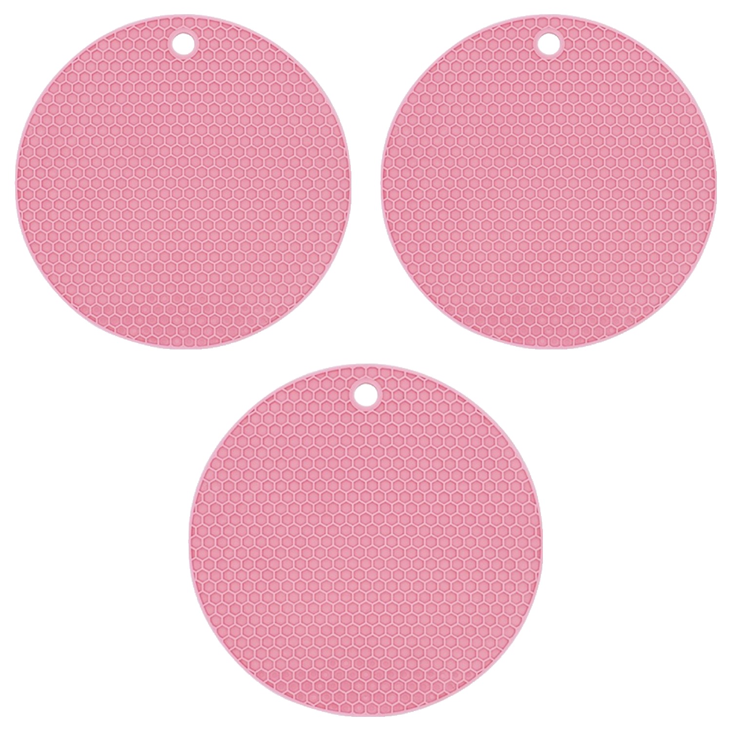 블룸홈 실리콘 원형 냄비받침 18cm, 캔디핑크, 3개 4,640원