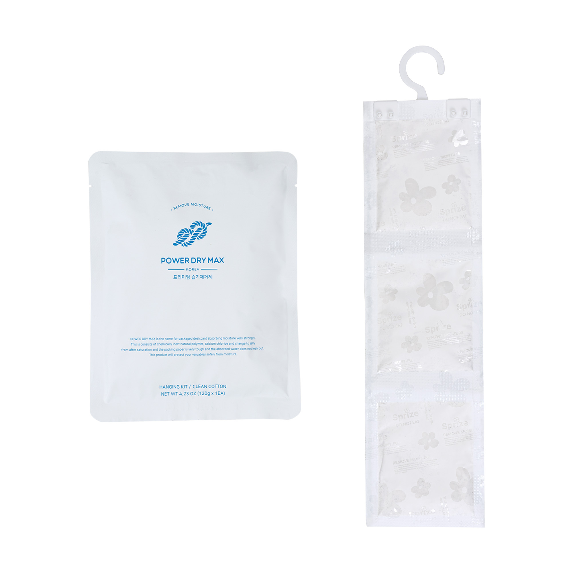 새남맥스(서프라이즈) 향기나는제습제 개별포장 옷걸이형 1팩 클린코튼향 3,600원