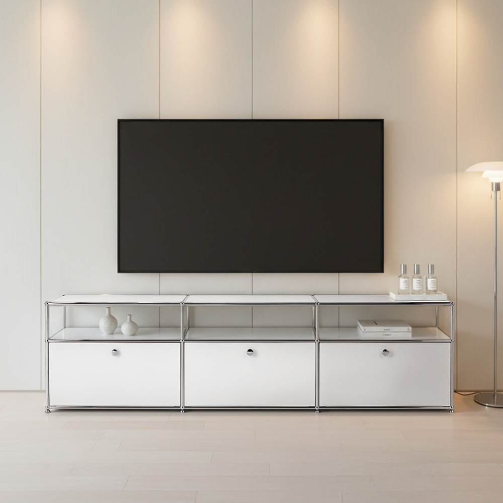 이가페 미드센츄리 모듈가구 트리오 3x2 플로어 수납장, 화이트 840,000원