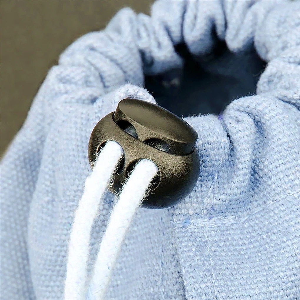 모자 의류 끈조절 단추 스토퍼 10개입 돼지코형 스트랩 부자재 당김끈 길이조절 줄멈춤고리 4,130원