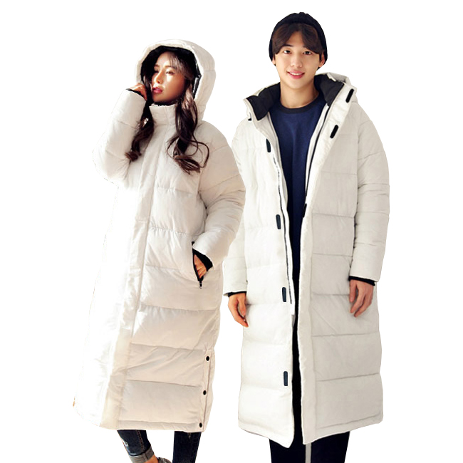 바이얼리 남녀공용 넉넉한 충전재 충분한 기장 롱패딩 49,800원