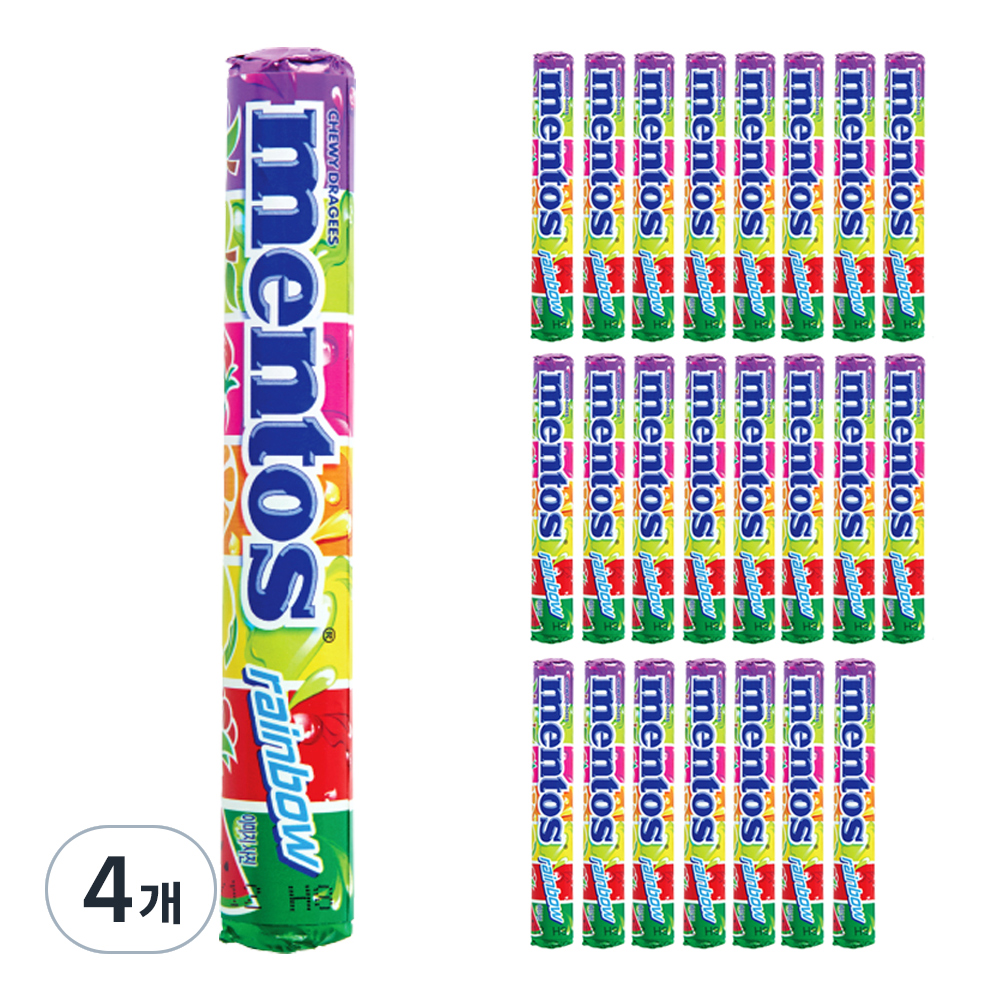멘토스 레인보우, 37.5g, 96개 32,300원