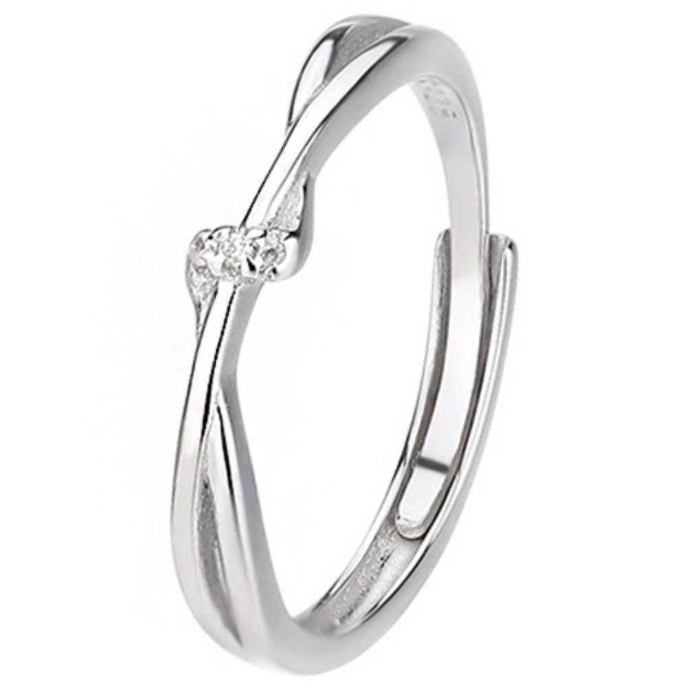 에르모사제이 R122 실버 925 두줄 꼬임 남자 여자 커플 링 은반지 37,900원