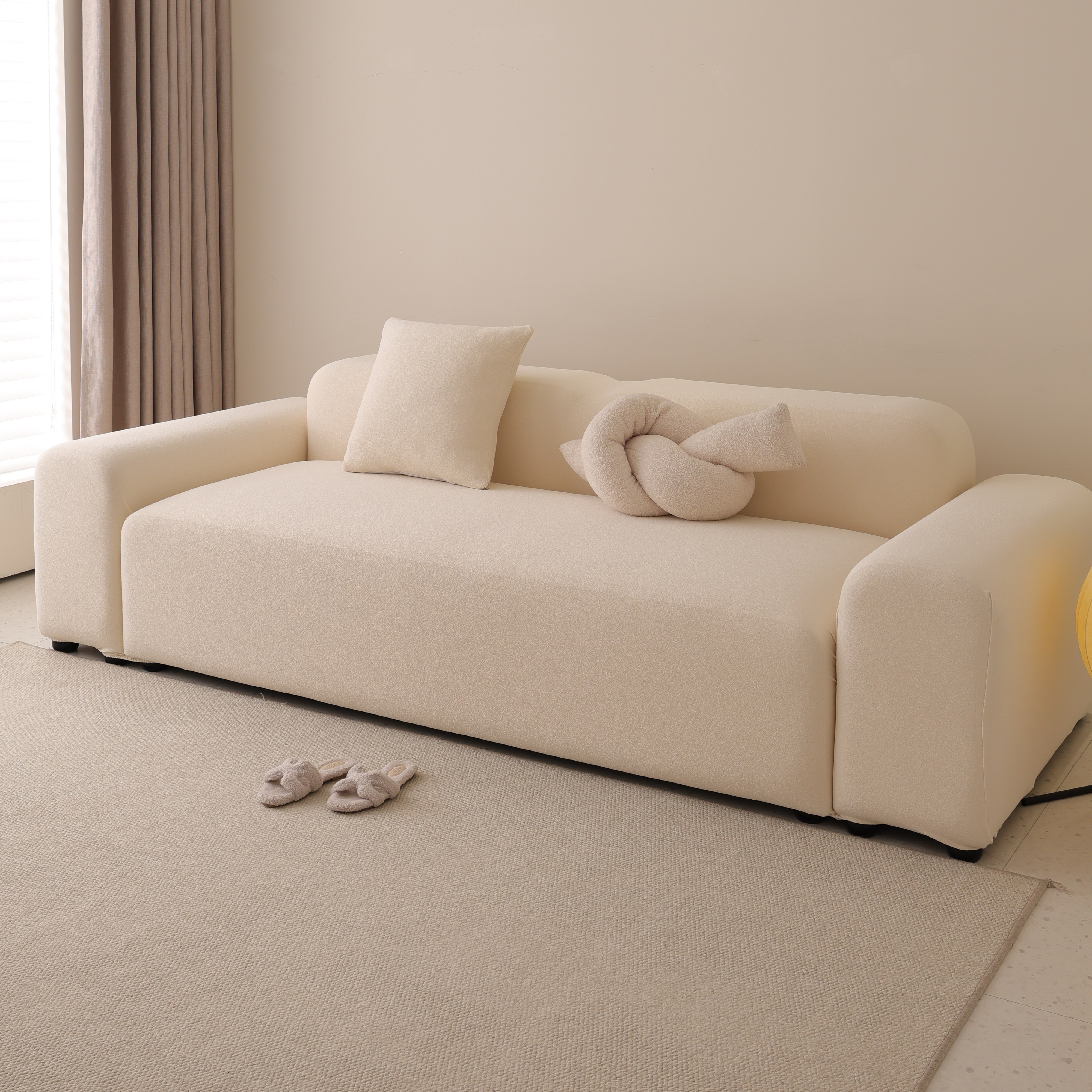 하우스베라 모달핏 방수 소파커버 쇼파커버 소파덮개 1~5인용 사계절 고탄력 패브릭 논슬립, 1개, 크림베이지 59,900원