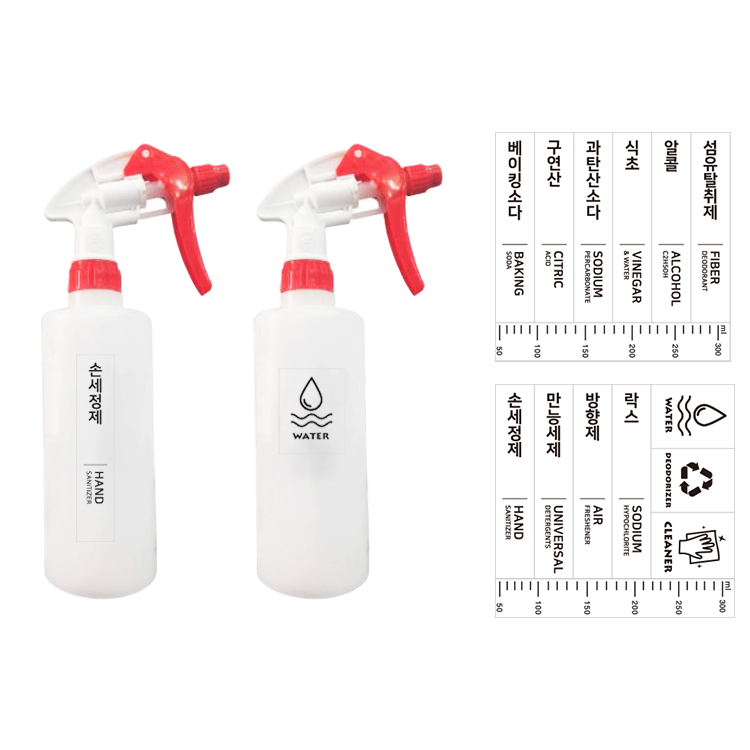 월드크린 캐니언 라이노 분무기 500ml x 2p + 라벨스티커, 단일색상, 1세트 10,730원