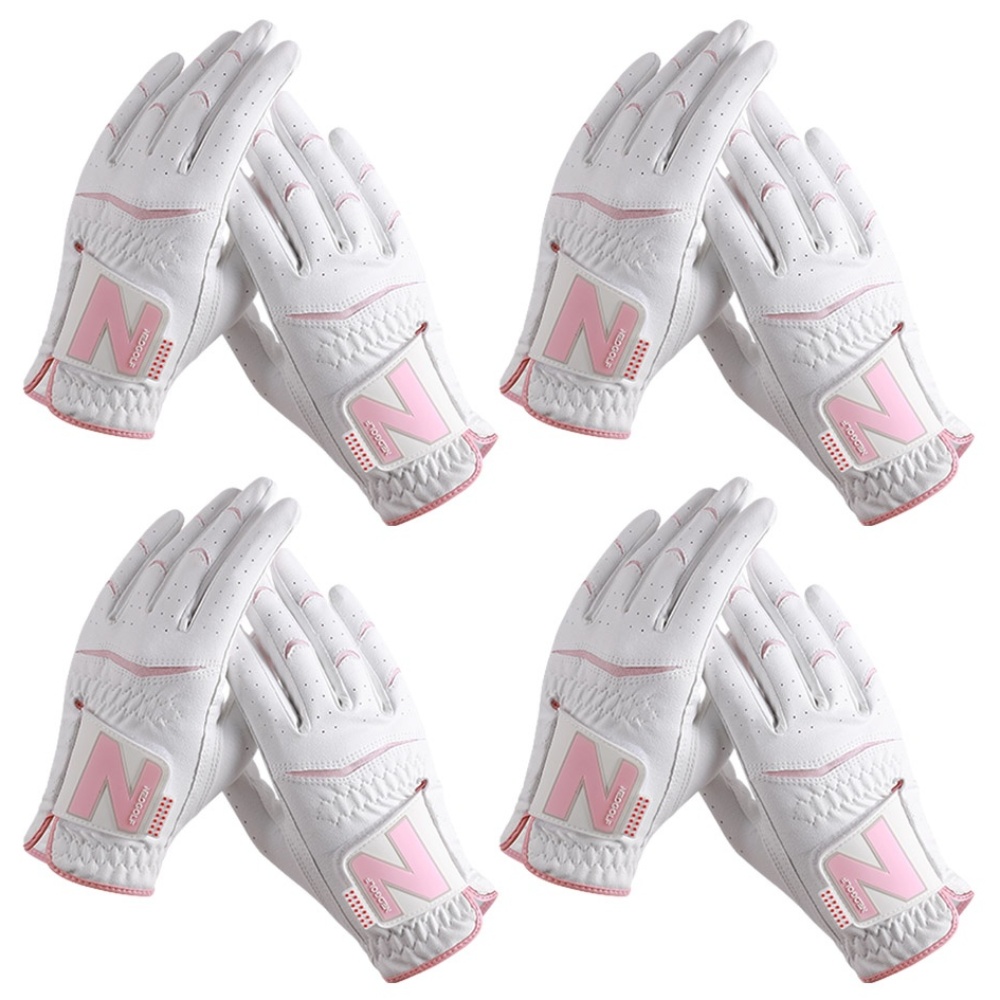 [4켤레세트]네오글러브 합피 극세사 이중덧댐 여성 양손 골프장갑, 4개, 핑크 35,800원