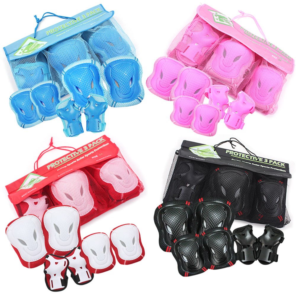 어린이 퍼니 보호대세트(손목,팔꿈치,무릎) 인라인 자전거 킥보드 보호장비 전용, 보호대-핑크, 1개 10,450원