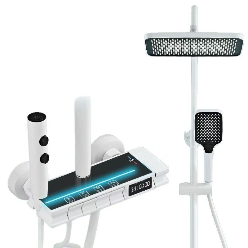 해바라기 샤워기 세트 고급형 수온 표시 스마트 샤워기수전 세트 욕실 샤워 수전 레인샤워 79,800원